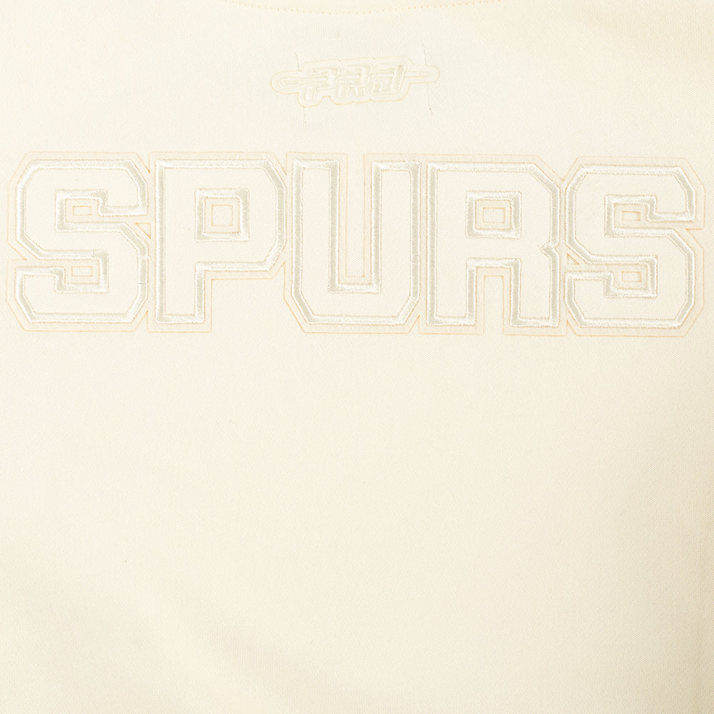 NBA SAN ANTONIO SPURS NEUTRAL CHANDAIL À COL ROND EN MOLLETON POUR FILLE JUNIOR (COQUILLE D'ŒUF)
