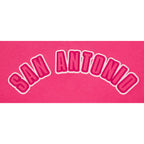 NBA SAN ANTONIO SPURS TRIPLE PINK BIG GIRL'S FLC CREWNECK (BEETROOT PURPLE)