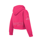 NBA SAN ANTONIO SPURS TRIPLE PINK BIG GIRL'S FLC PO HOODIE (BEETROOT PURPLE)