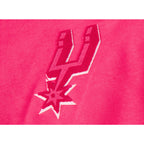 NBA SAN ANTONIO SPURS TRIPLE PINK BIG GIRL'S FLC PO HOODIE (BEETROOT PURPLE)