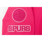 NBA SAN ANTONIO SPURS TRIPLE PINK BIG GIRL'S FLC PO HOODIE (BEETROOT PURPLE)