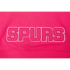 NBA SAN ANTONIO SPURS TRIPLE PINK BIG GIRL'S FLC PO HOODIE (BEETROOT PURPLE)