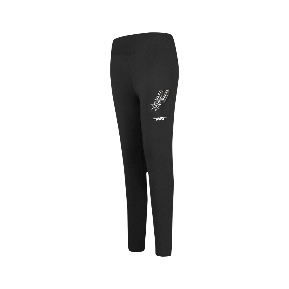 NBA SAN ANTONIO SPURS RETRO CLASSIC BIG GIRL'S LEGGING (BLACK)
