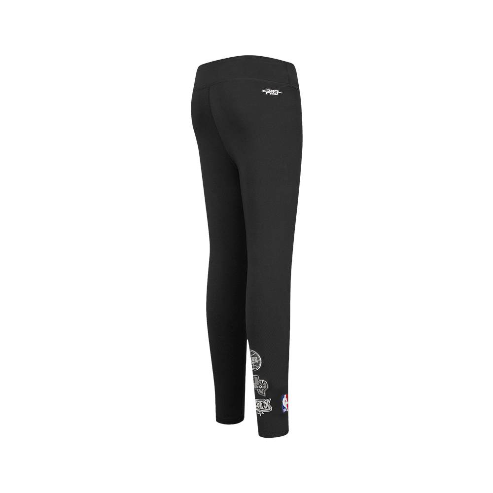 NBA SAN ANTONIO SPURS RETRO CLASSIC BIG GIRL'S LEGGING (BLACK)