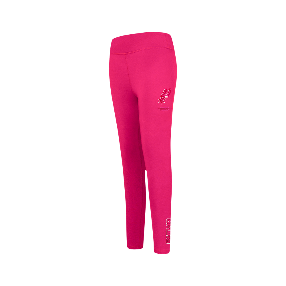 NBA SAN ANTONIO SPURS TRIPLE PINK BIG GIRL'S LEGGING (BEETROOT PURPLE)