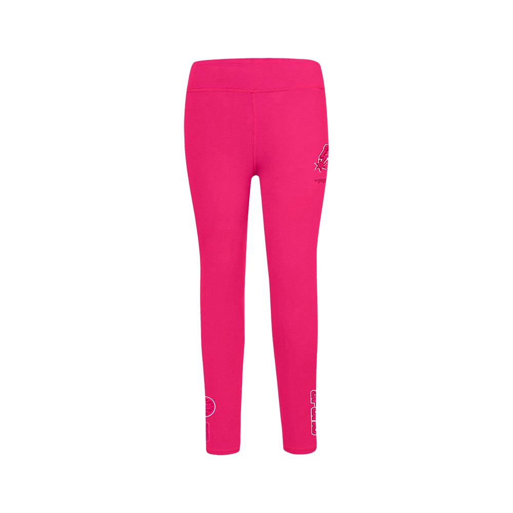 NBA SAN ANTONIO SPURS TRIPLE PINK BIG GIRL'S LEGGING (BEETROOT PURPLE)