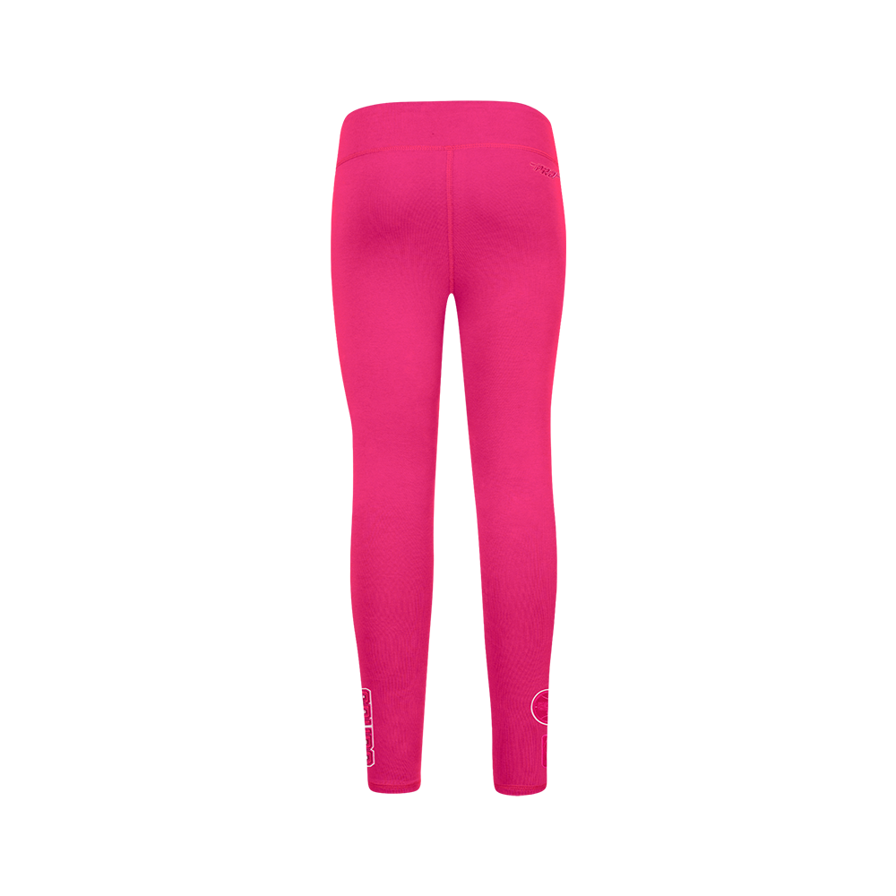 NBA SAN ANTONIO SPURS TRIPLE PINK BIG GIRL'S LEGGING (BEETROOT PURPLE)