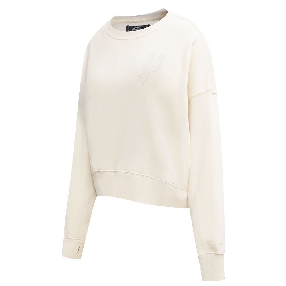 NBA SAN ANTONIO SPURS NEUTRAL WOMEN'S CREWNECK (EGGSHELL)