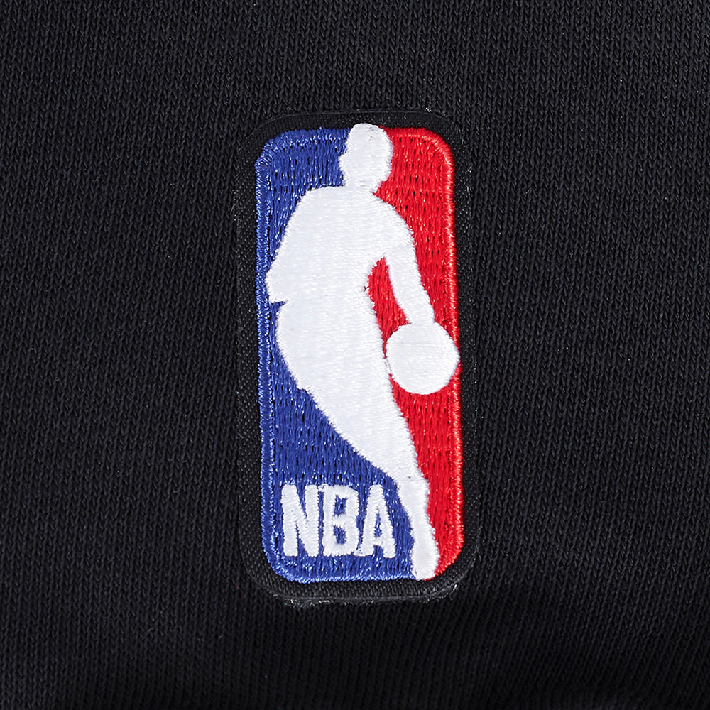 NBA SAN ANTONIO SPURS MASHUP WOMEN'S RIB CREWNECK (BLACK/GRAY)