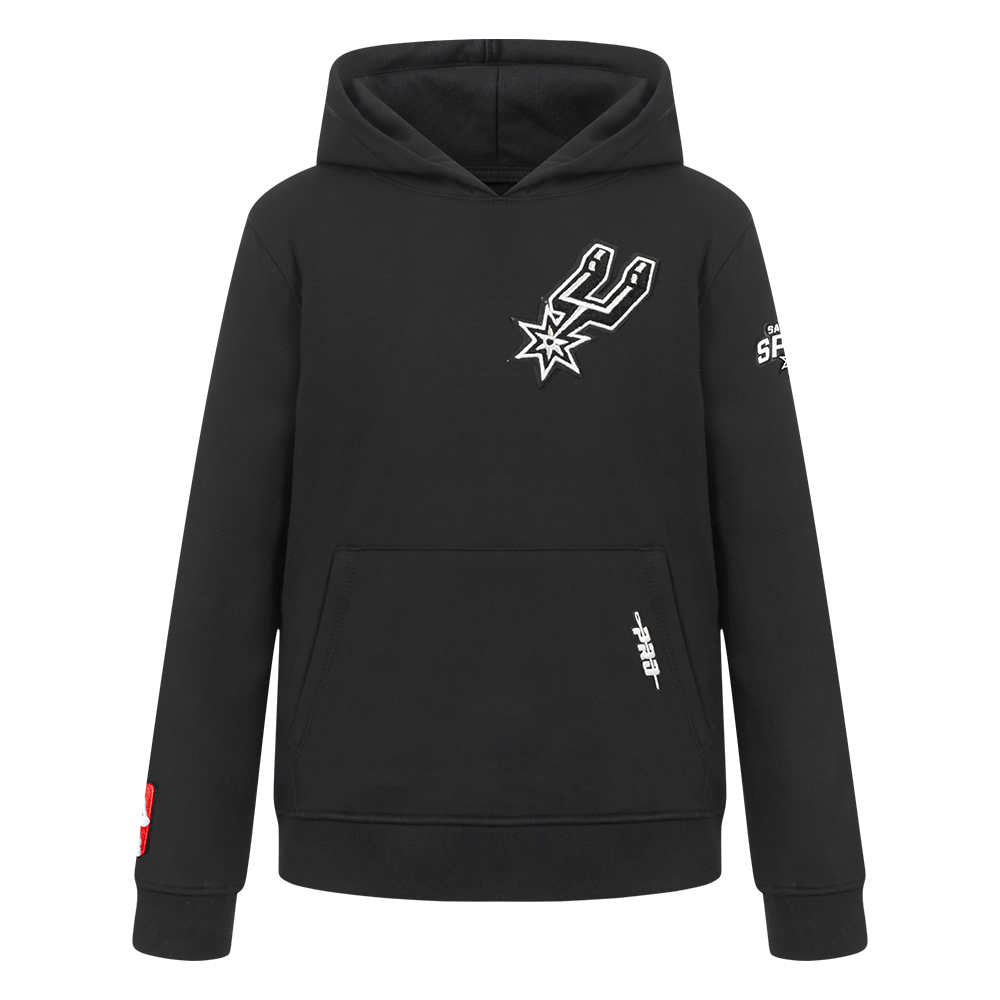 NBA SAN ANTONIO SPURS CLASSIC CHANDAIL À CAPUCHON EN MOLLETON POUR GARÇON ENFANT (NOIR)