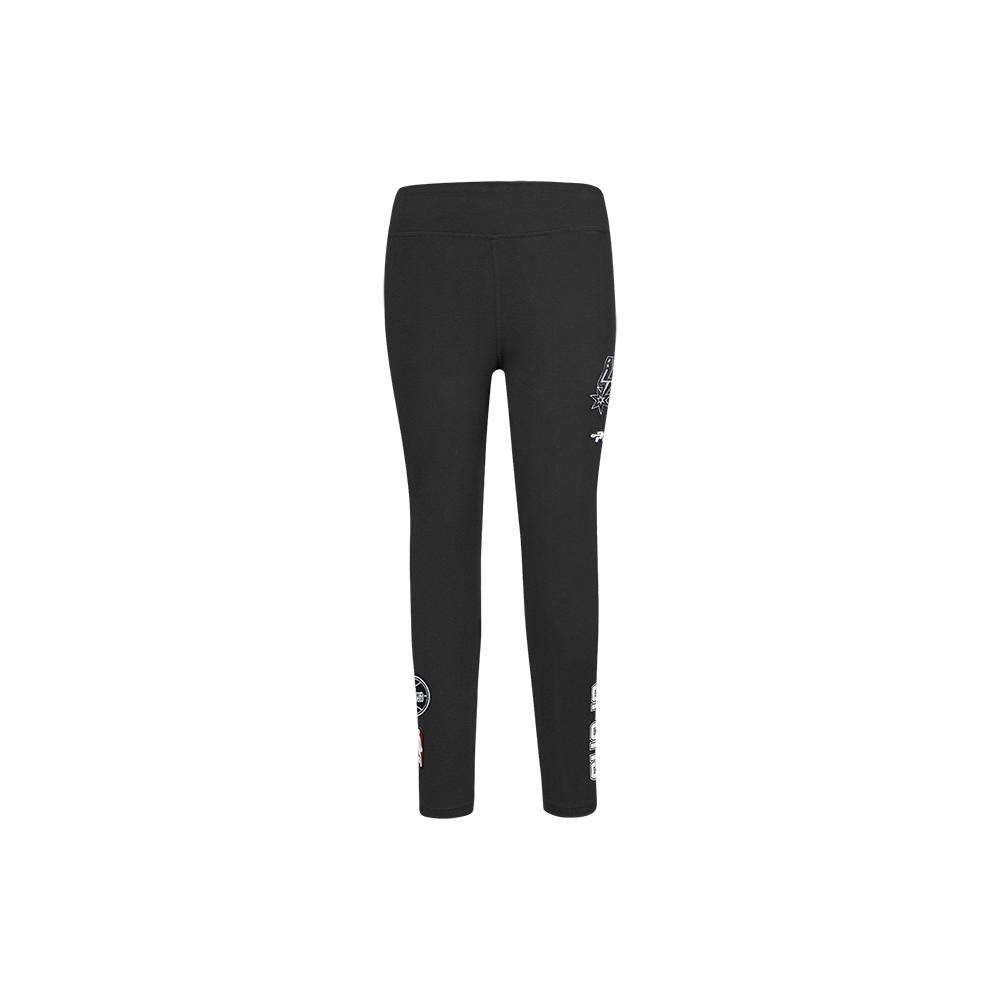 NBA SAN ANTONIO SPURS CLASSIC LITTLE GIRL'S LEGGING (BLACK)