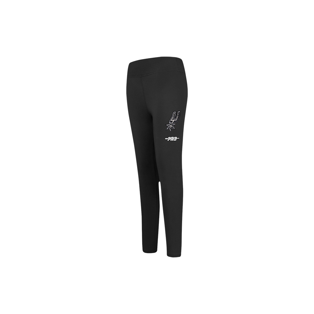 NBA SAN ANTONIO SPURS RETRO CLASSIC LITTLE GIRL'S LEGGING (BLACK)