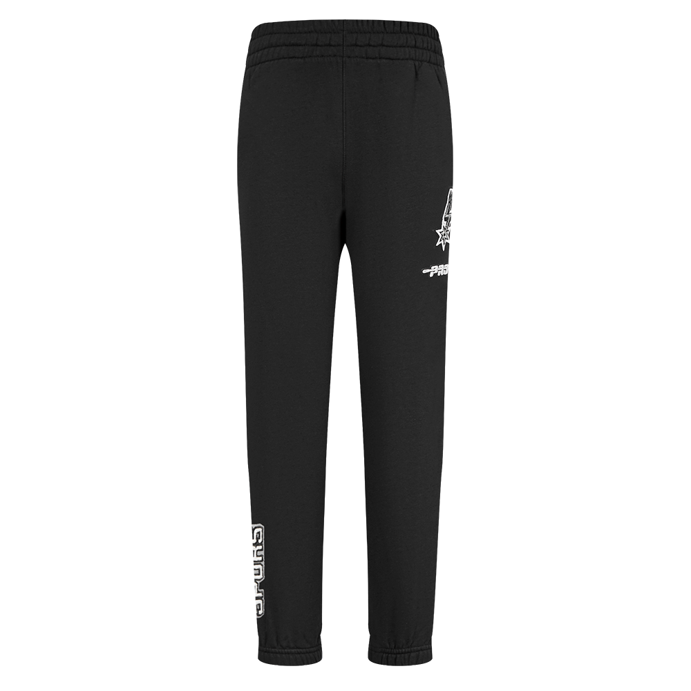 NBA SAN ANTONIO SPURS CLASSIC PANTALON OUATÉ EN MOLLETON POUR GARÇON BAMBIN (NOIR)