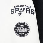 NBA SAN ANTONIO SPURS CLASSIC BLOUSON COLLÉGIAL EN LAINE POUR GARÇON BAMBIN (NOIR/BLANC)