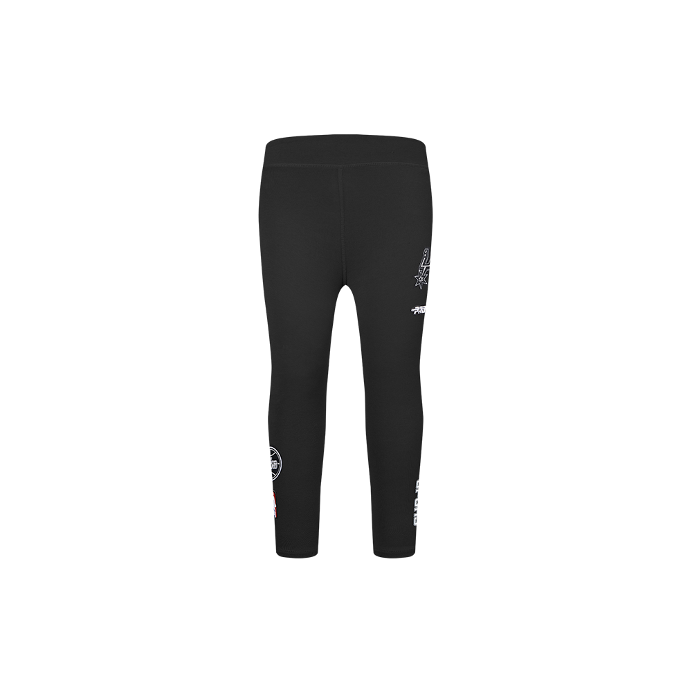 NBA SAN ANTONIO SPURS CLASSIC LEGGING POUR FILLE BAMBIN (NOIR)