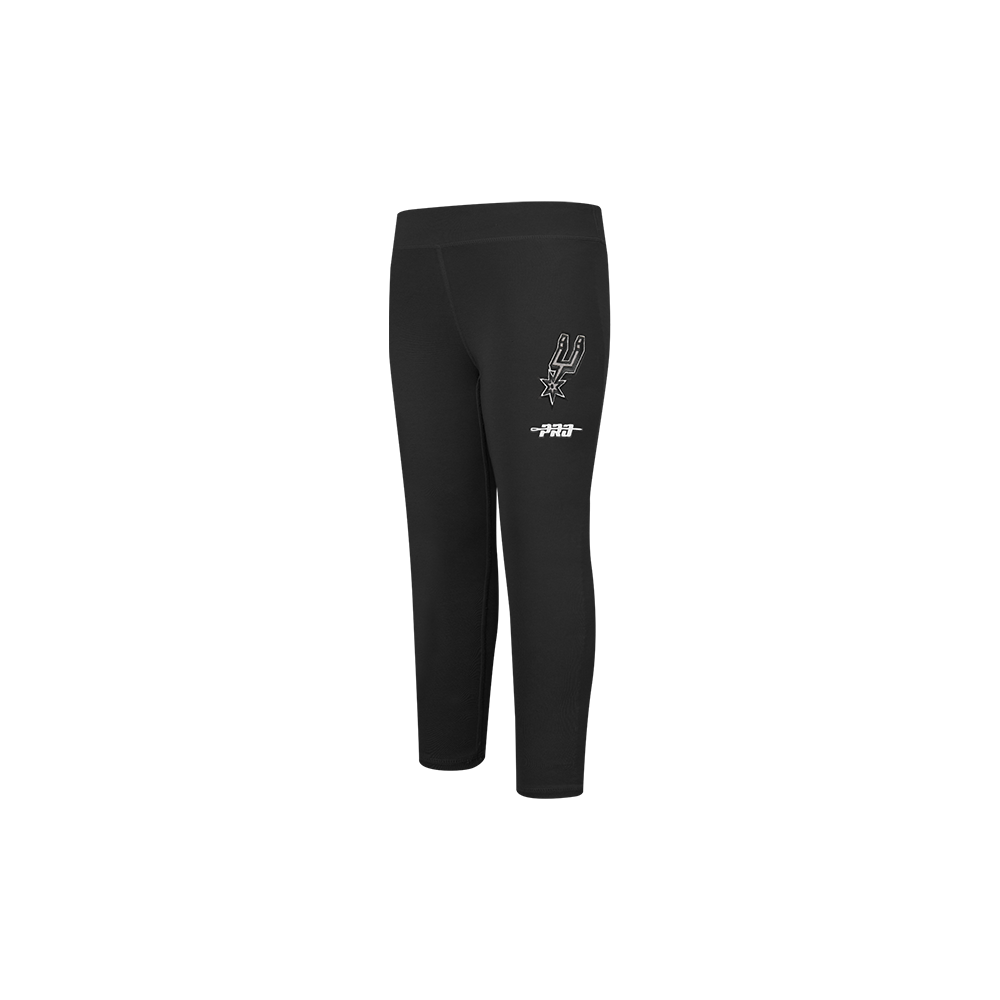 NBA SAN ANTONIO SPURS RETRO CLASSIC TODDLER GIRL'S LEGGING (BLACK)