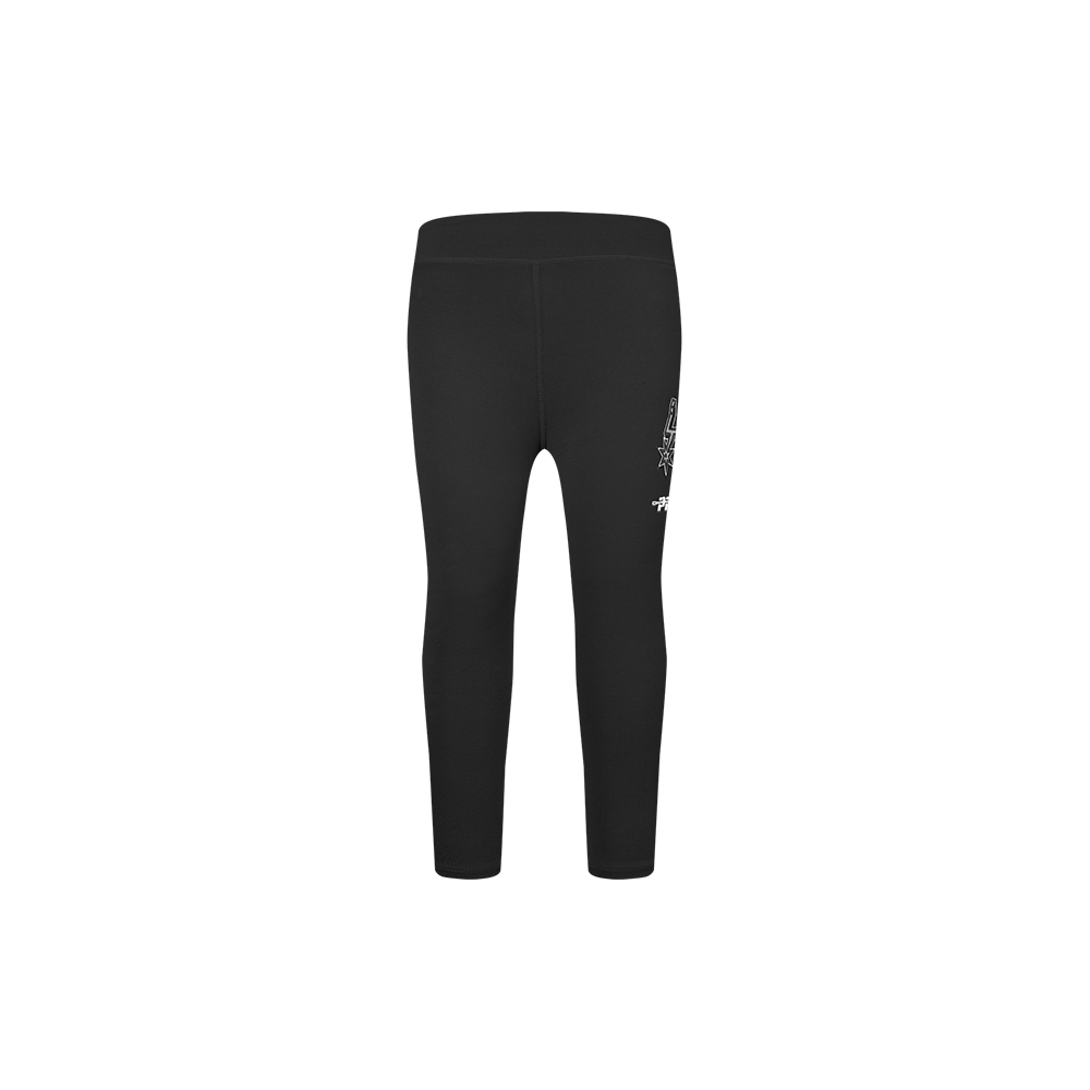 NBA SAN ANTONIO SPURS RETRO CLASSIC TODDLER GIRL'S LEGGING (BLACK)