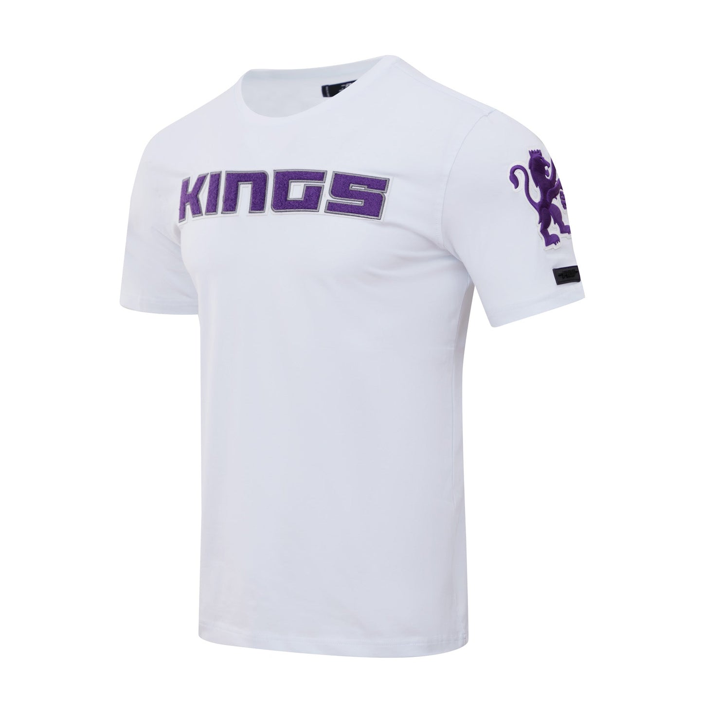 NBA SACRAMENTO KINGS CLASSIC CHENILLE MEN'S TEE (WHITE)