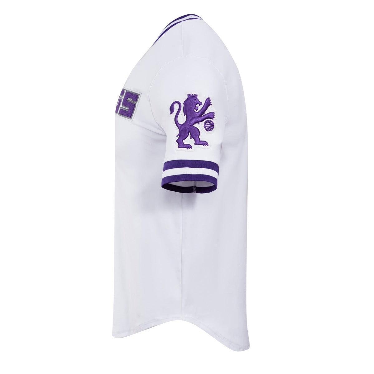 NBA SACRAMENTO KINGS CLASSIC CHENILLE MEN'S TEE (WHITE)