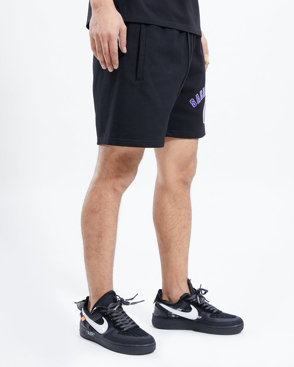 NBA SACRAMENTO KINGS CLASSIC MEN'S SHORT (BLACK)