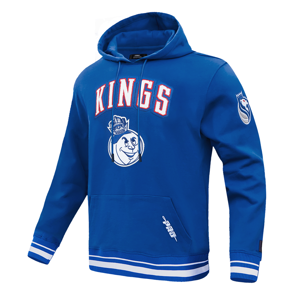 NBA SACRAMENTO KINGS CITY EDITION 24-25 MEN'S RIB FLEECE PULLOVER HOODIE (DODGER BLUE)