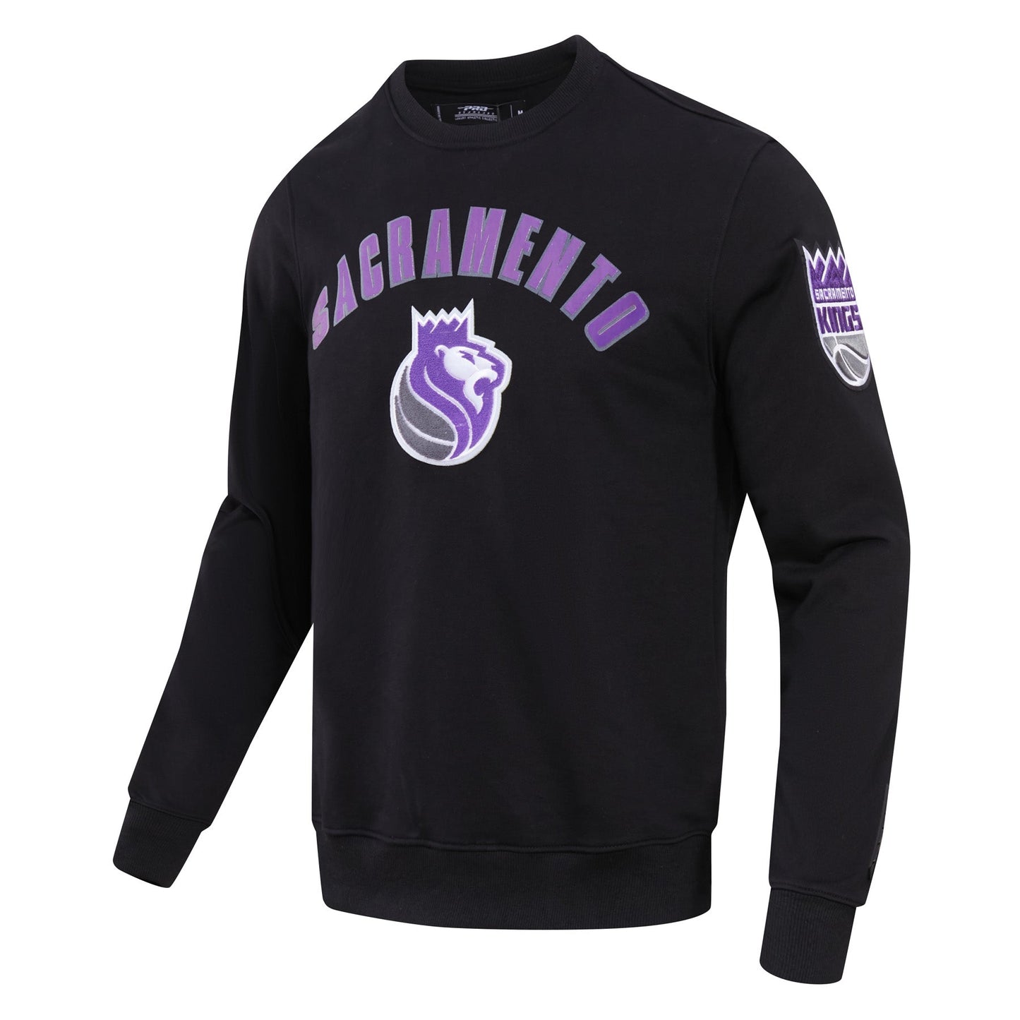 NBA SACRAMENTO KINGS CLASSIC MEN'S CREWNECK (BLACK)