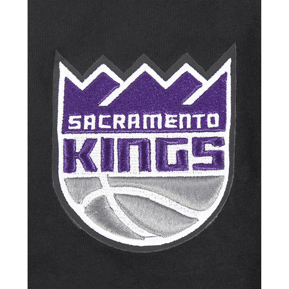 NBA SACRAMENTO KINGS CLASSIC BIG BOY'S SJ TEE (BLACK)