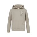 NBA SACRAMENTO KINGS NEUTRAL BIG BOY'S FLC PO HOODIE (TAUPE)