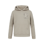 NBA SACRAMENTO KINGS NEUTRAL BIG BOY'S FLC PO HOODIE (TAUPE)