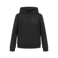 NBA SACRAMENTO KINGS TRIPLE BLACK BIG BOY'S FLC PO HOODIE (BLACK)