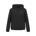 NBA SACRAMENTO KINGS TRIPLE BLACK BIG BOY'S FLC PO HOODIE (BLACK)