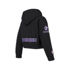 NBA SACRAMENTO KINGS CLASSIC BIG GIRL'S FLC FZ HOODIE (BLACK)