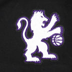 NBA SACRAMENTO KINGS CLASSIC BIG GIRL'S FLC FZ HOODIE (BLACK)