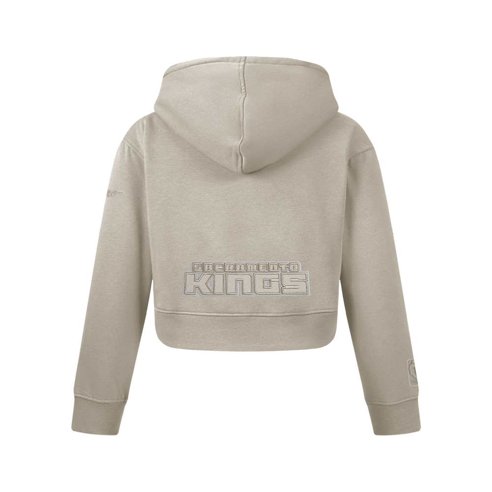 NBA SACRAMENTO KINGS NEUTRAL CHANDAIL À CAPUCHON EN MOLLETON POUR FILLE JUNIOR (TAUPE)