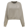 NBA SACRAMENTO KINGS NEUTRAL FLEECE CREWNECK (TAUPE)