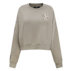NBA SACRAMENTO KINGS NEUTRAL FLEECE CREWNECK (TAUPE)