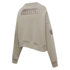 NBA SACRAMENTO KINGS NEUTRAL FLEECE CREWNECK (TAUPE)
