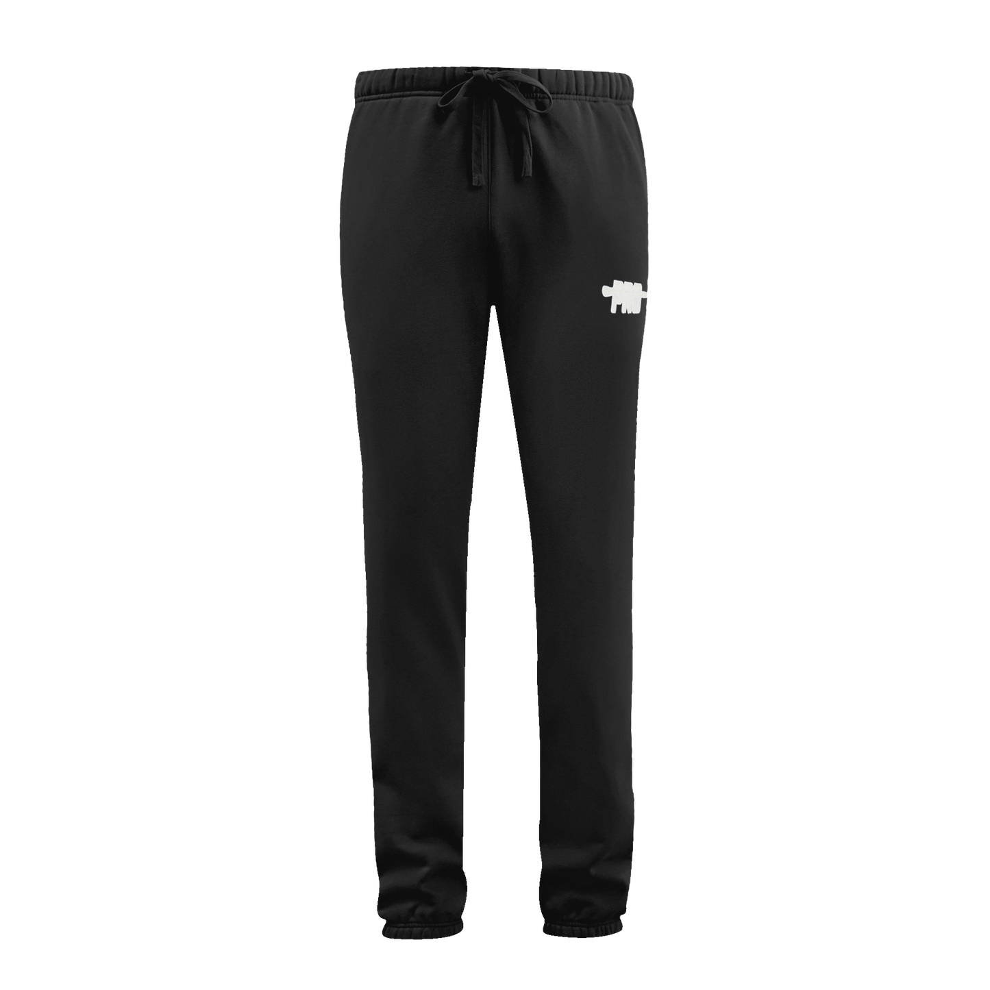 PRO STANDARD CLASSIC CHENILLE WHT LOGO MEN'S FLC SWEATPANT (BLACK)