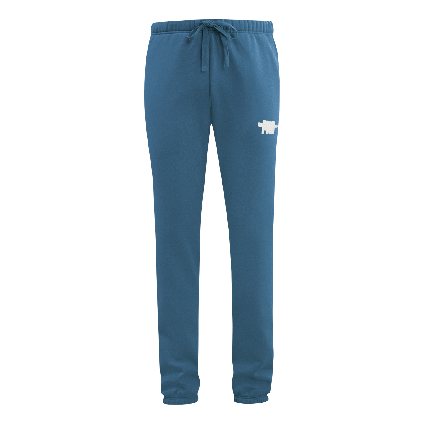 PRO STANDARD CLASSIC CHENILLE WHT LOGO MEN'S FLC SWEATPANT (STEEEL BLUE)