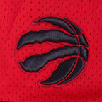 NBA TORONTO RAPTORS CLASSIC MEN'S MESH BUTTON DOWN JERSEY (RED/BLACK)