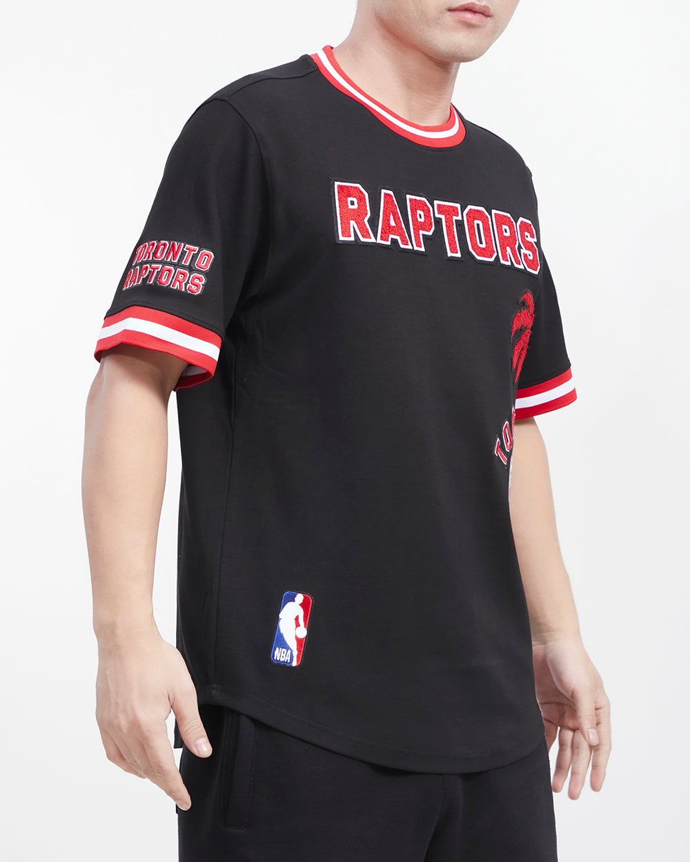 NBA TORONTO RAPTORS RETRO CLASSIC MEN'S TEE (BLACK/RED)