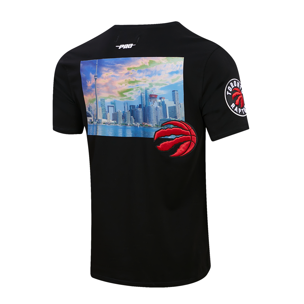 NBA TORONTO RAPTORS CITY SCAPE MEN'S TEE (BLACK)