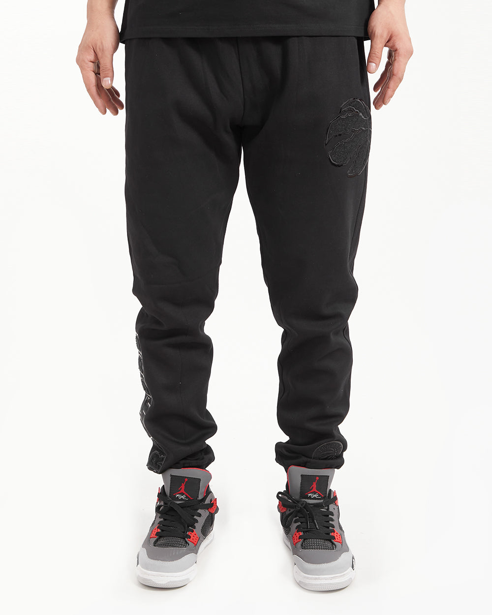 NBA TORONTO RAPTORS TRIPLE BLACK MEN'S JOGGER (TRIPLE BLACK)