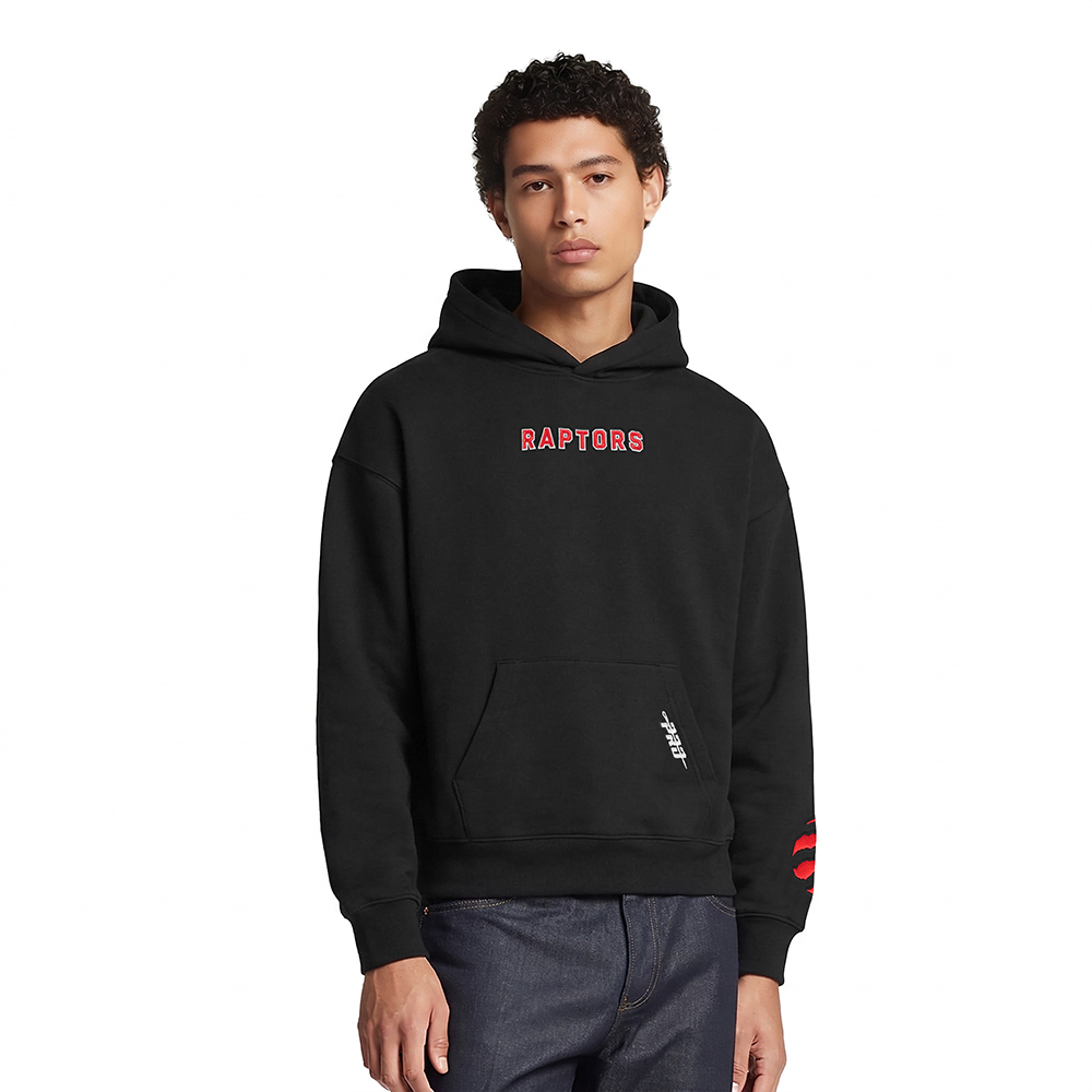 NBA TORONTO RAPTORS WINGSPAN CHANDAIL À CAPUCHON POUR HOMME (NOIR)