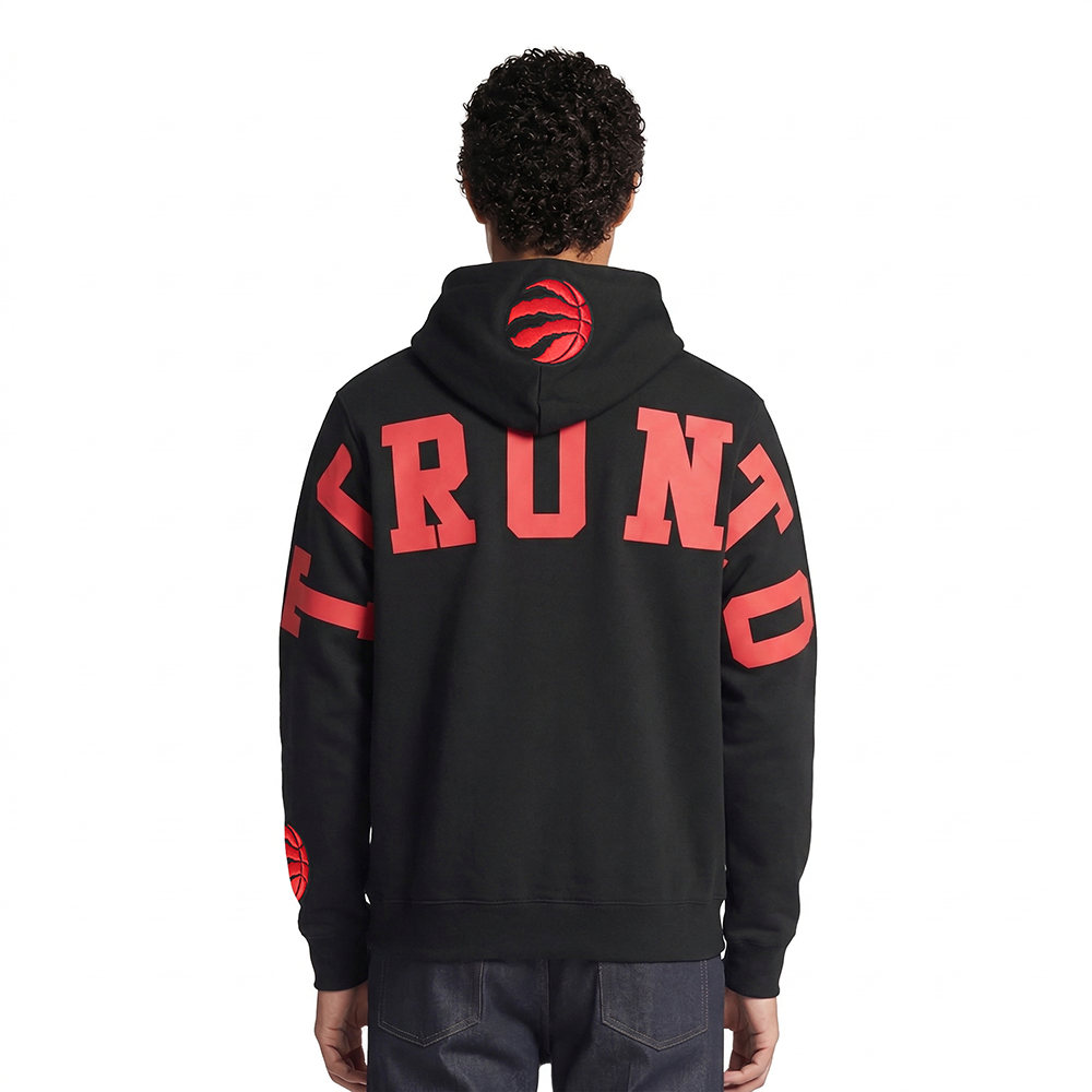 NBA TORONTO RAPTORS WINGSPAN MEN'S SWEATSHIRT (BLACK)