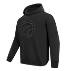NBA TORONTO RAPTORS BLACKOUT CHANDAIL À CAPUCHON EN MOLLETON À ÉPAULES TOMBANTES POUR HOMME (NOIR)