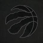 NBA TORONTO RAPTORS BLACKOUT CHANDAIL À CAPUCHON EN MOLLETON À ÉPAULES TOMBANTES POUR HOMME (NOIR)