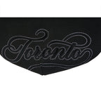 NBA TORONTO RAPTORS BLACKOUT CHANDAIL À CAPUCHON EN MOLLETON À ÉPAULES TOMBANTES POUR HOMME (NOIR)