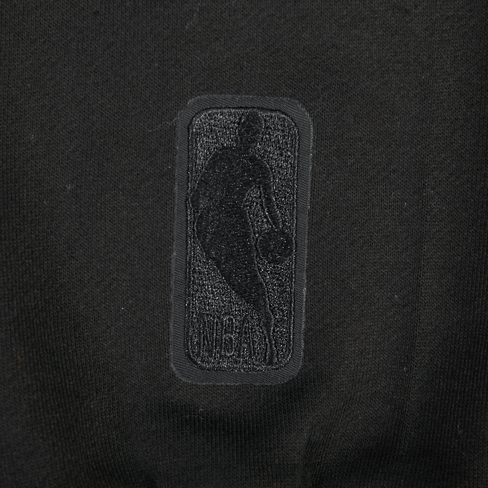 NBA TORONTO RAPTORS BLACKOUT CHANDAIL À CAPUCHON EN MOLLETON À ÉPAULES TOMBANTES POUR HOMME (NOIR)