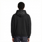 NBA TORONTO RAPTORS BLACKOUT CHANDAIL À CAPUCHON EN MOLLETON À ÉPAULES TOMBANTES POUR HOMME (NOIR)